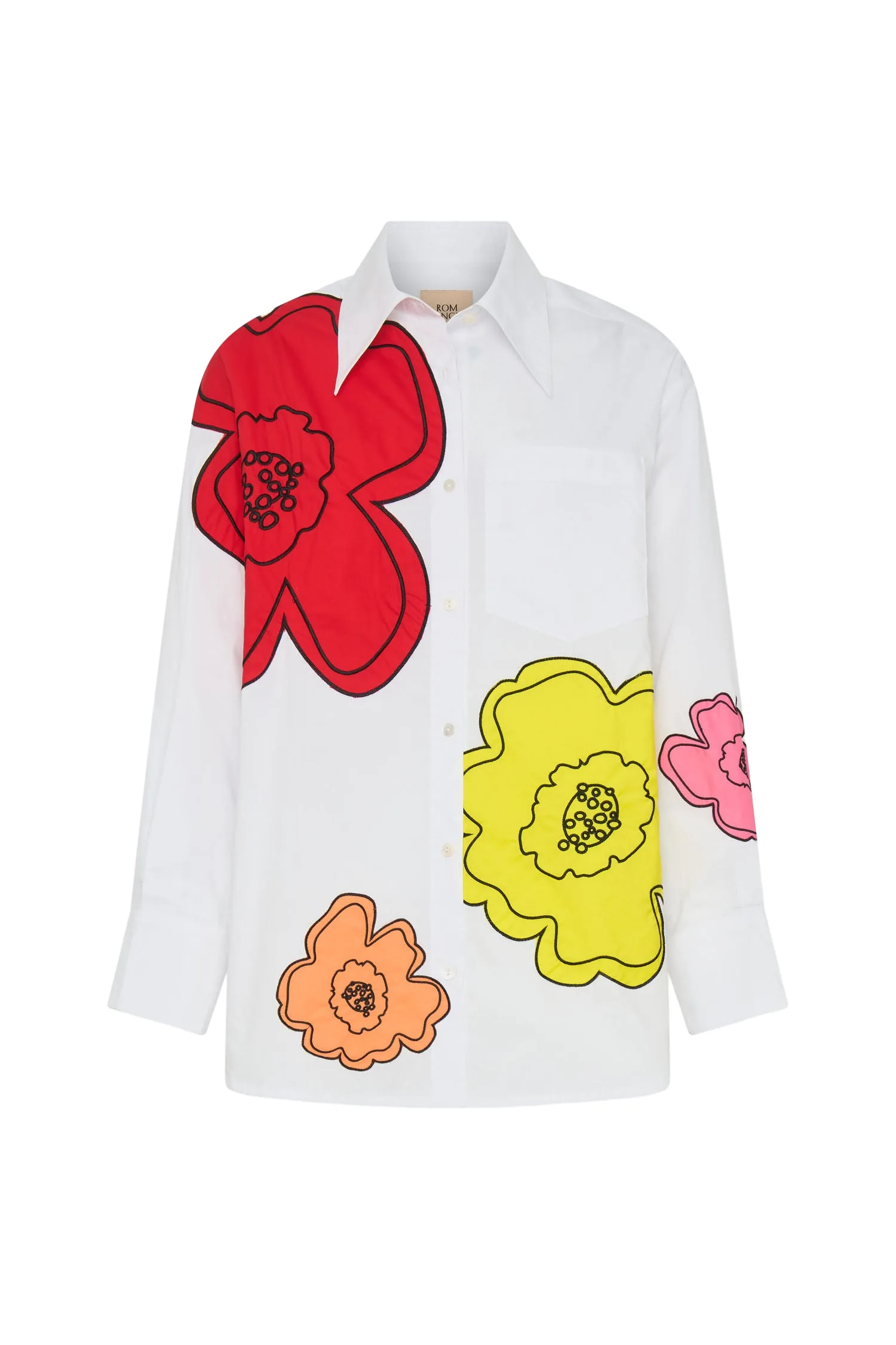 Romance Was Born Big Bloom Cotton Shirt