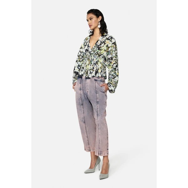 Romance Was Born Flannel Flower Blouse, view 3