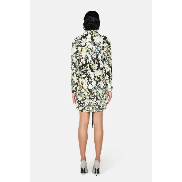 Romance Was Born Flannel Flower Shirt Dress, view 6