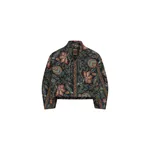 Romance Was Born Floral Jacquard Crop Coat