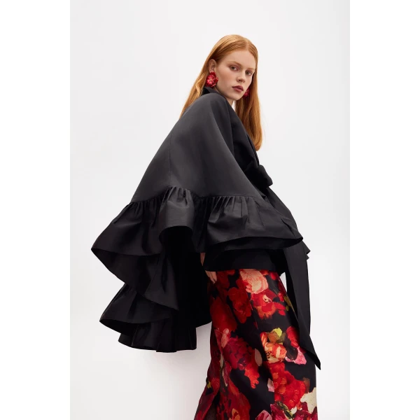 Romance Was Born Frill Tie Cape, view 2