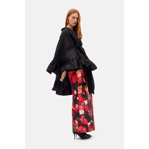 Romance Was Born Frill Tie Cape, view 3