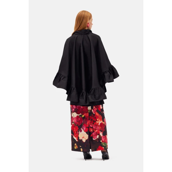 Romance Was Born Frill Tie Cape, view 5