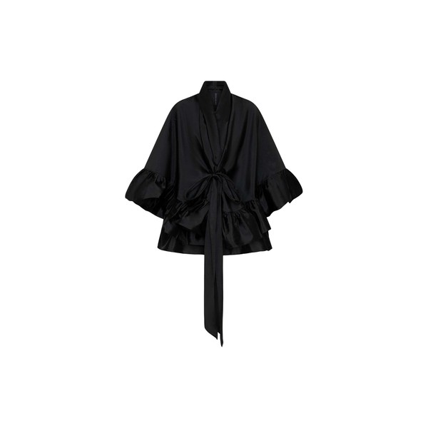 Romance Was Born Frill Tie Cape