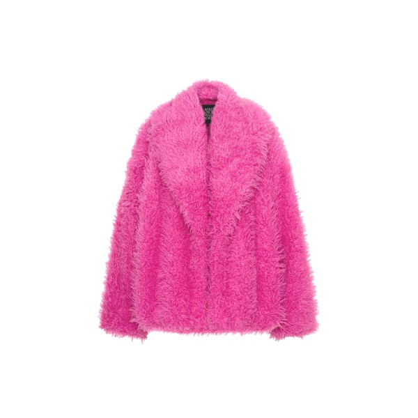 Romance Was Born Fur Shawl Coat