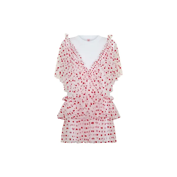 Romance Was Born Heart Tulle Dress