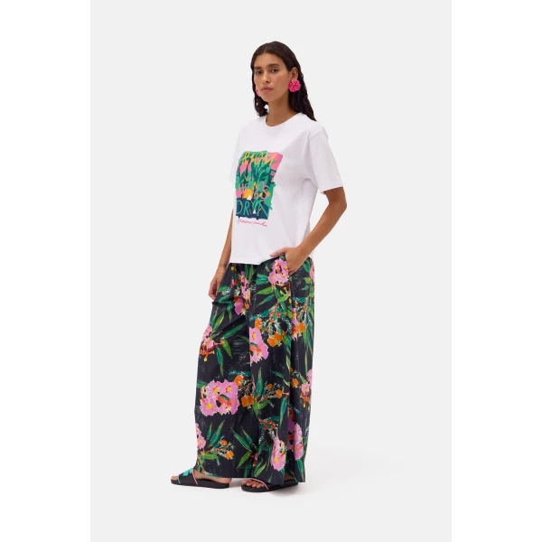 Romance Was Born Hibiscus Island Tee Top, view 3
