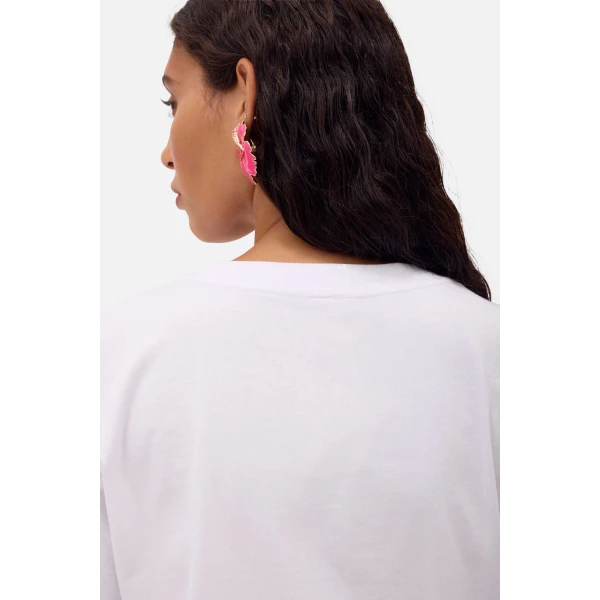 Romance Was Born Hibiscus Island Tee Top, view 5