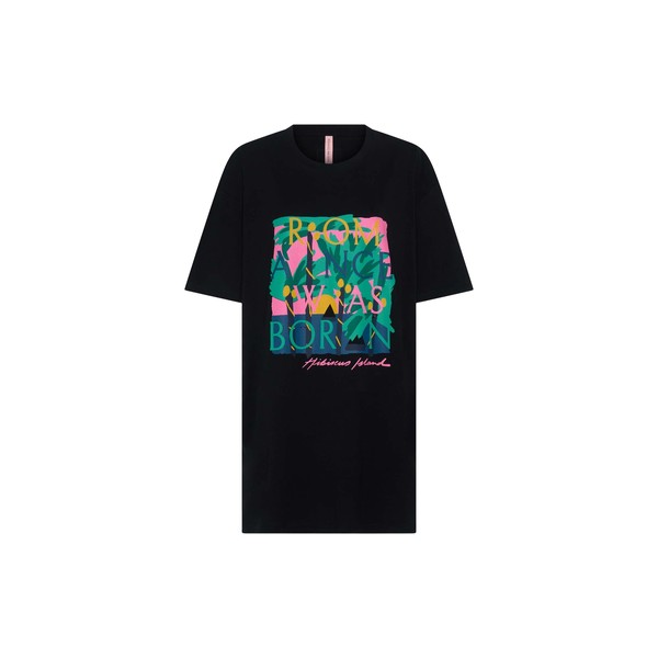 Romance Was Born Hibiscus Island Tee Dress
