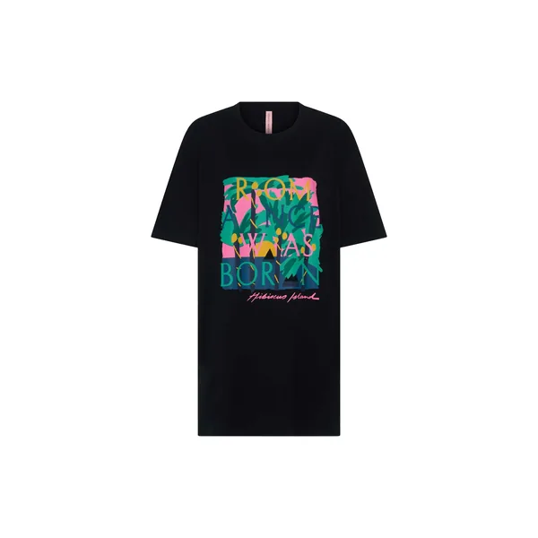 Romance Was Born Hibiscus Island Tee Dress