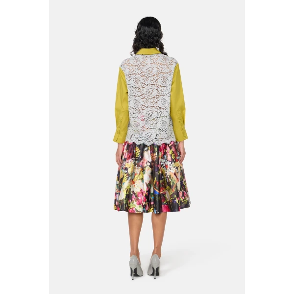 Romance Was Born Lace Back Long Sleeve Shirt, view 4