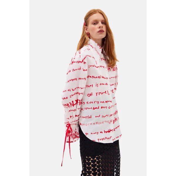 Romance Was Born Love Letter Blouse, view 2