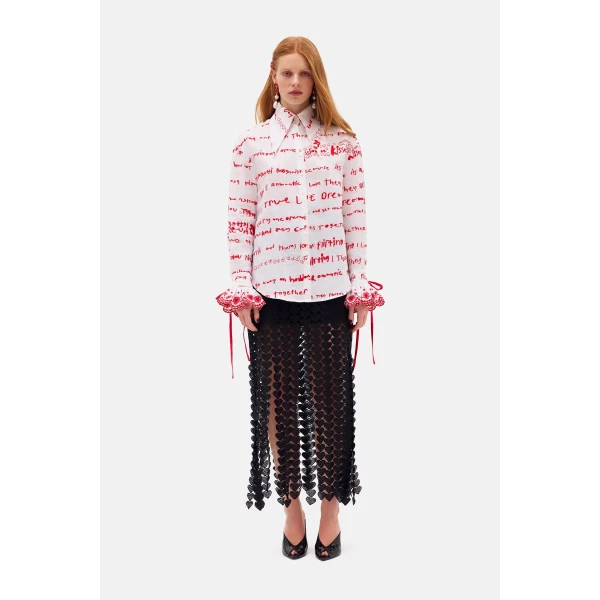 Romance Was Born Love Letter Blouse, view 3