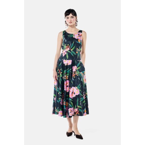 Romance Was Born Night Gum Swing Dress, view 3