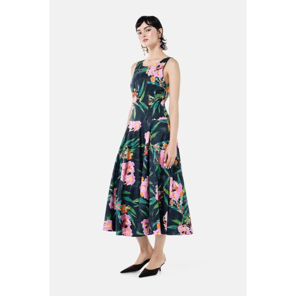 Romance Was Born Night Gum Swing Dress, view 4
