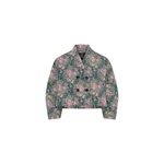 Romance Was Born Pastel Floral Crop Coat
