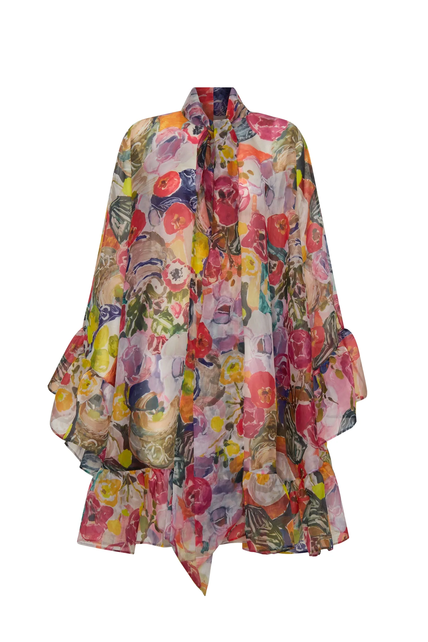 Romance Was Born Persimmon Frill Cape