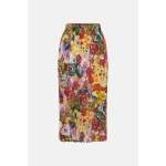 Romance Was Born Persimmon Pleat Skirt