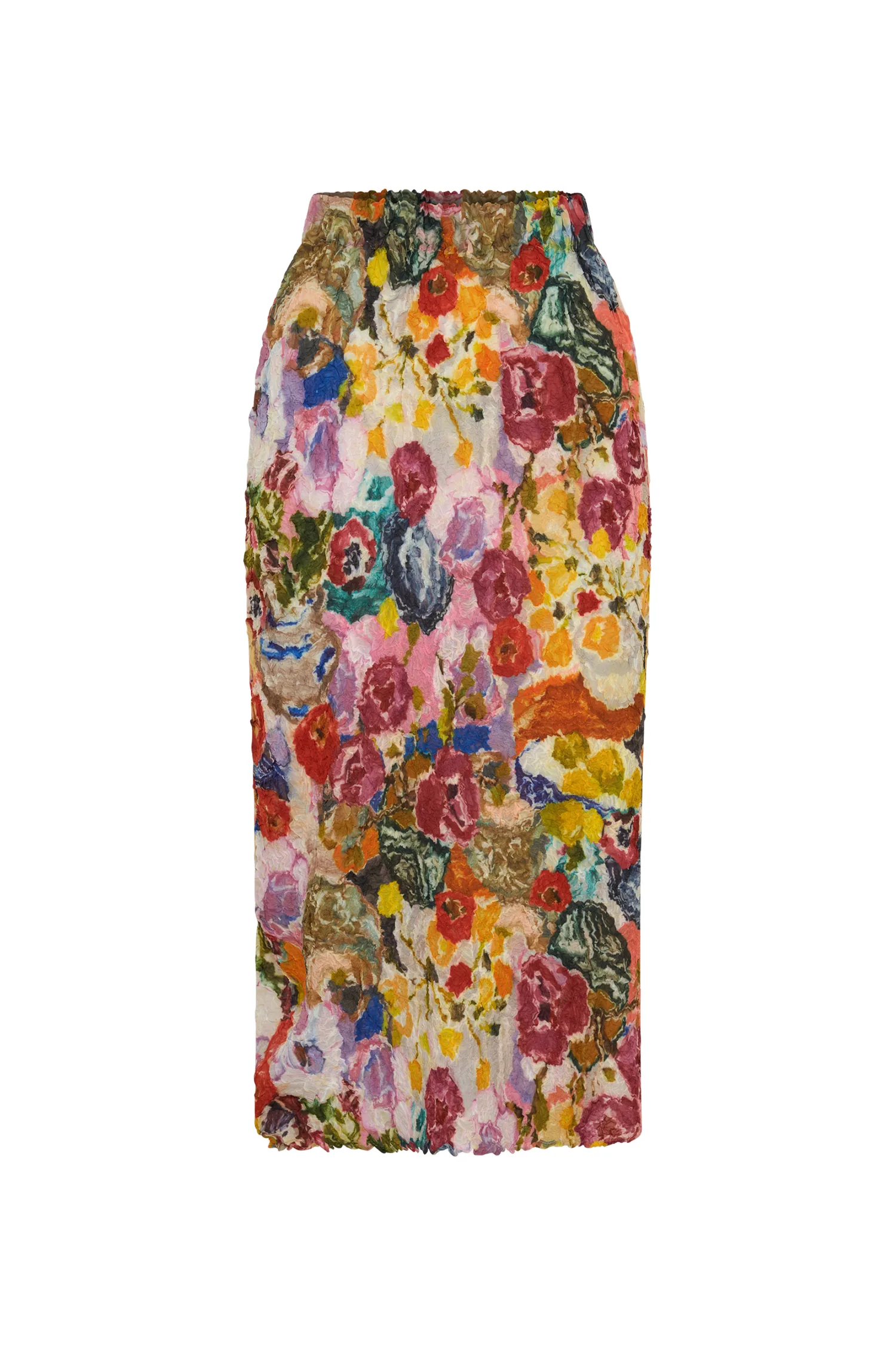 Romance Was Born Persimmon Pleat Skirt