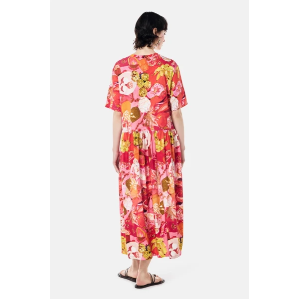 Romance Was Born Pink Banana Tee Dress, view 4