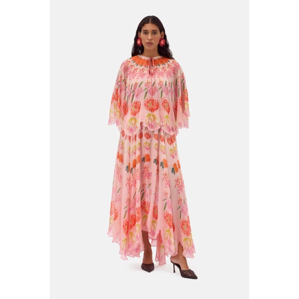 Romance Was Born Pink Blossom Petal Blouse, view 3