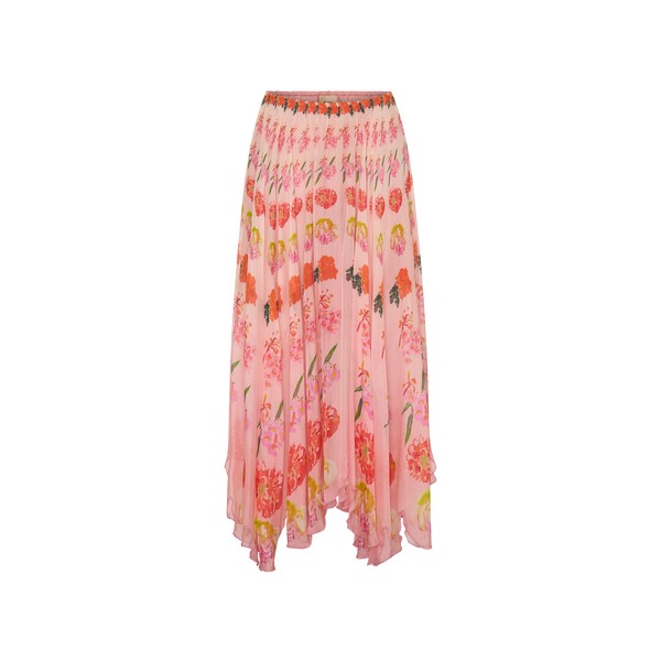Romance Was Born Pink Blossom Petal Skirt