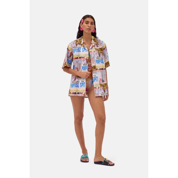 Romance Was Born Porpoise Spit Hawaiian Shirt, view 2