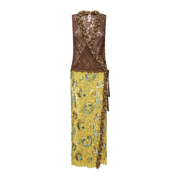 Romance Was Born Retro Modernism Wrap Dress
