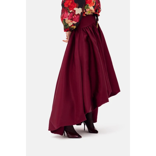 Romance Was Born Taffeta Balloon Skirt, view 5