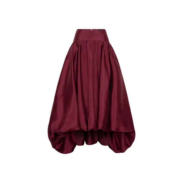 Romance Was Born Taffeta Balloon Skirt