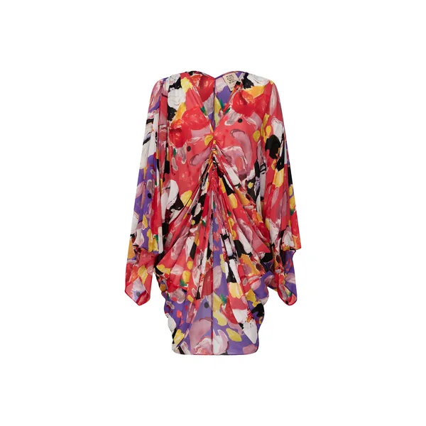 Romance Was Born Tropical Magnolia Chiffon Top