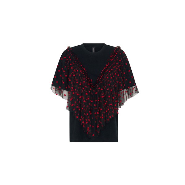 Romance Was Born Tulle Heart Tee