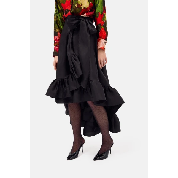 Romance Was Born Wrap Frill Skirt, view 3