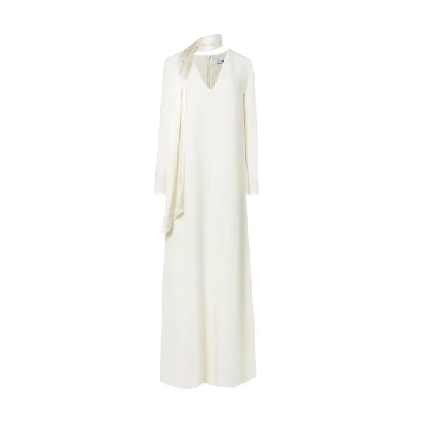 Safiyaa Aleah Ivory Long Dress