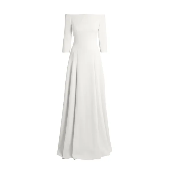 Safiyaa Amadora Long Dress in Ivory