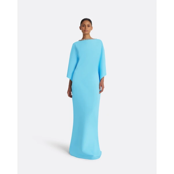 Safiyaa Amarella Topaz Long Dress, view 2