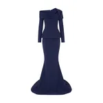 Safiyaa Andra Azurite Long Dress