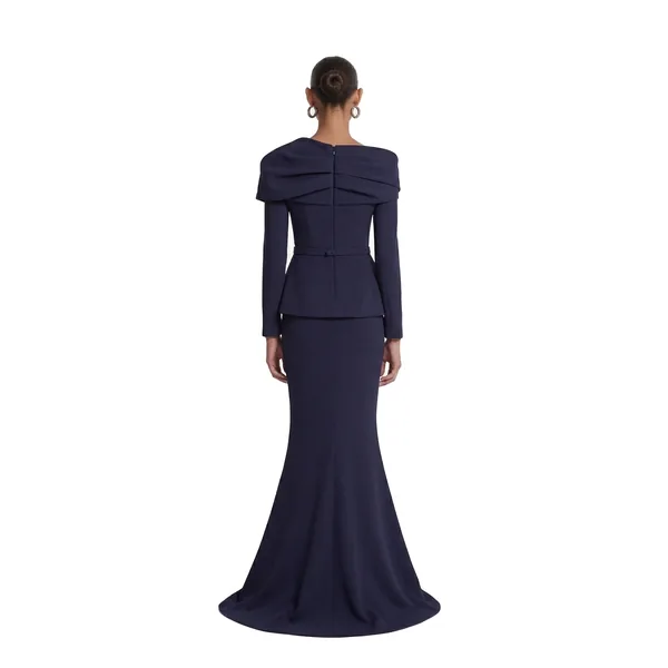 Safiyaa Andra Azurite Long Dress, view 3