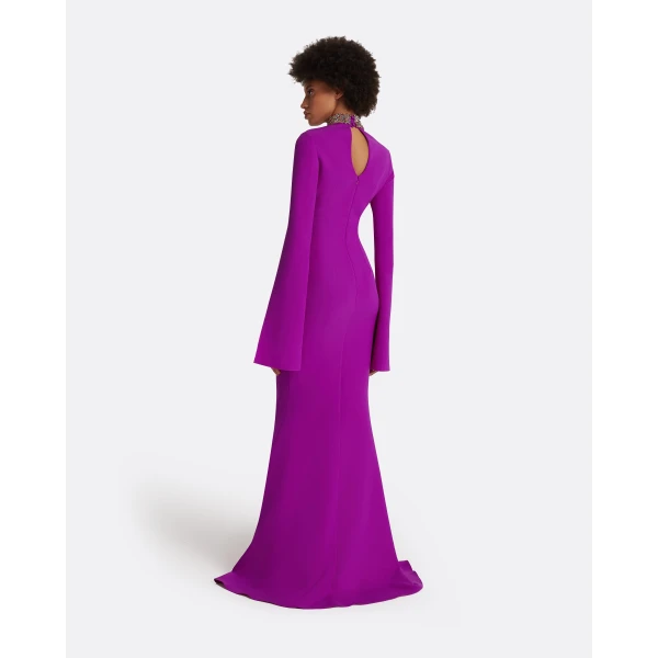 Safiyaa Anouk Magenta Long Dress, view 3