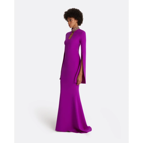 Safiyaa Anouk Magenta Long Dress, view 5