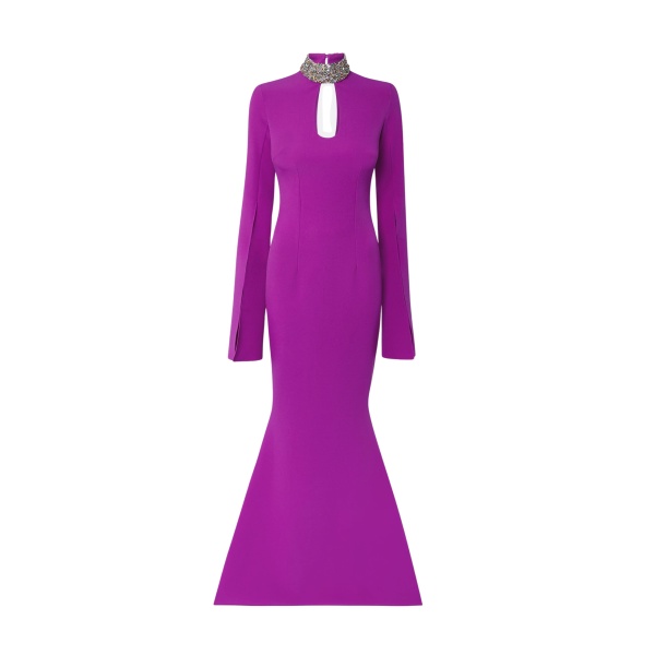Safiyaa Anouk Magenta Long Dress