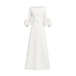 Safiyaa Belisa Long Dress in Ivory