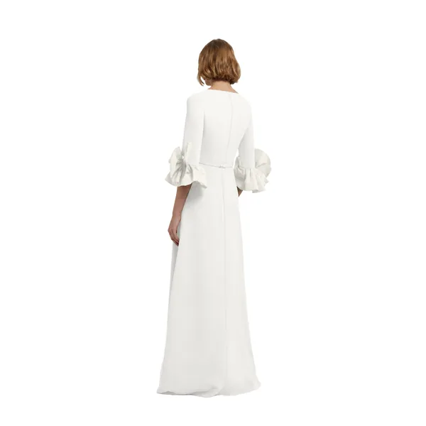 Safiyaa Belisa Long Dress in Ivory, view 3