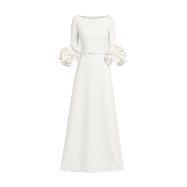 Safiyaa Belisa Long Dress in Ivory