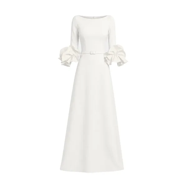 Safiyaa Belisa Long Dress in Ivory