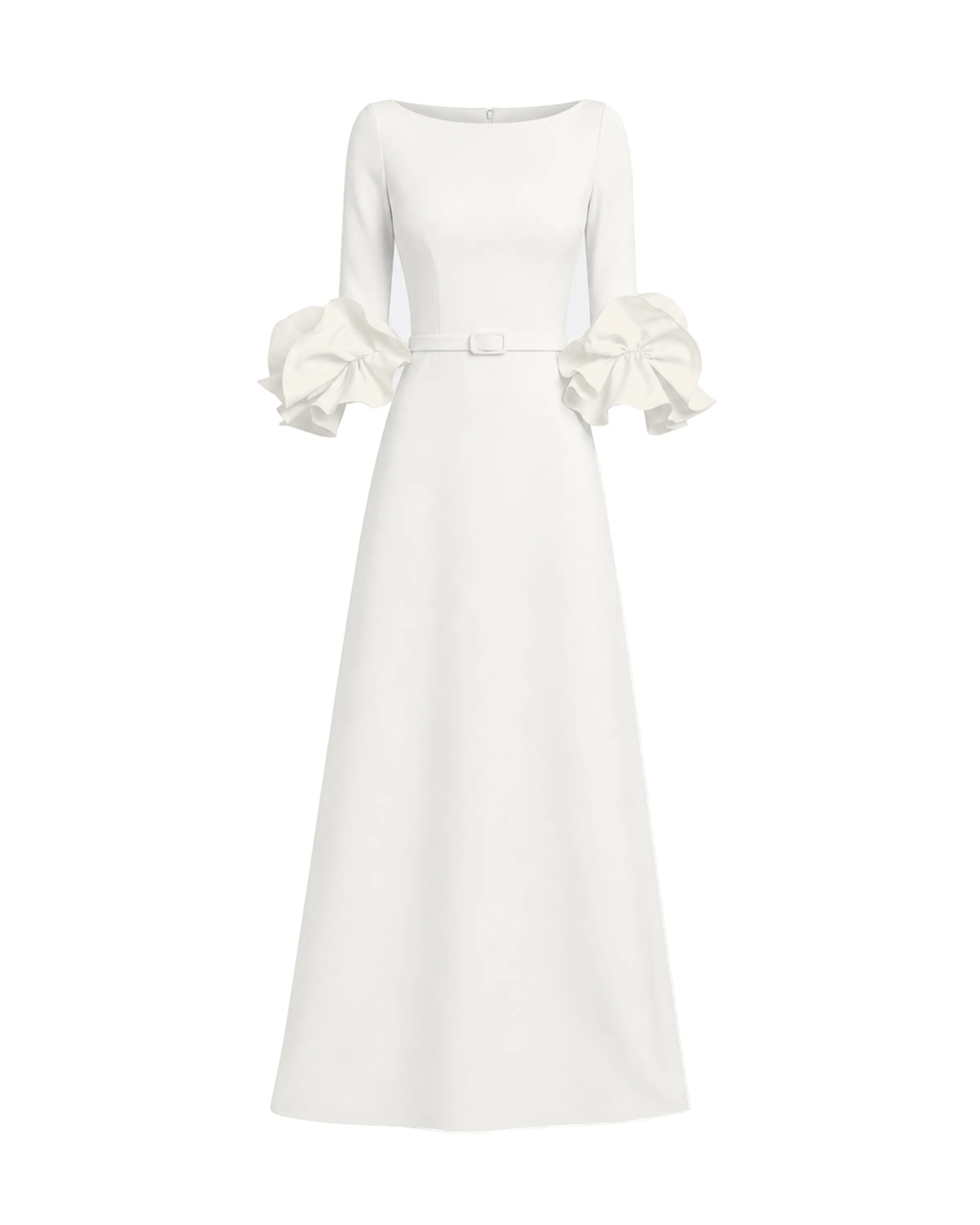 Belisa Long Dress in Ivory