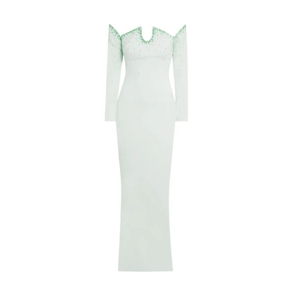 Safiyaa Bessy Glacier Long Dress