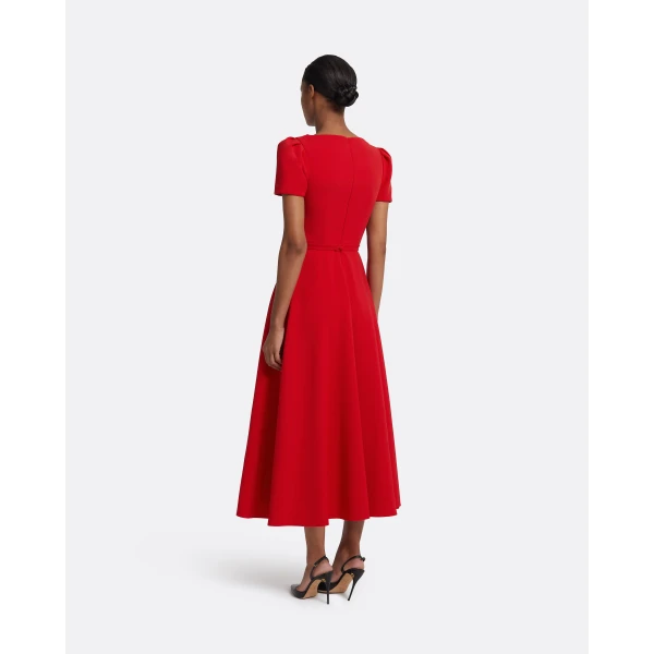Safiyaa Cecilia Dresses in Cherry Red Dress, view 3