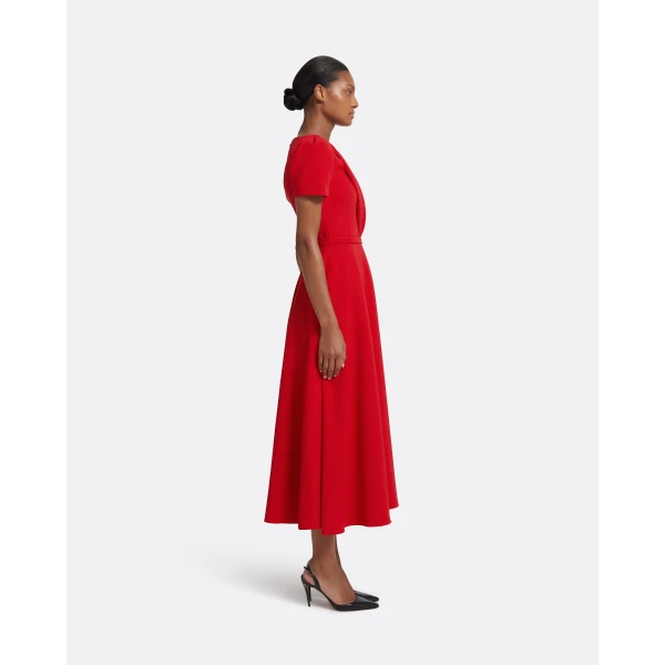 Safiyaa Cecilia Dresses in Cherry Red Dress, view 5