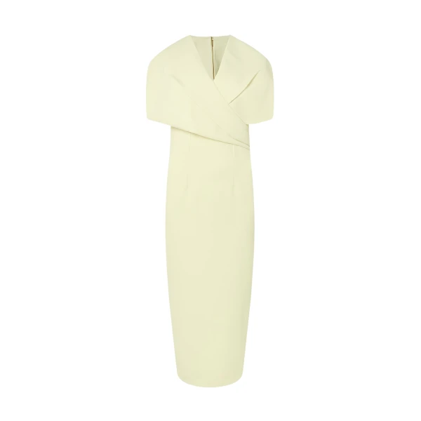 Safiyaa Flora Buttermilk Midi Dress